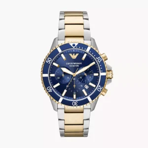 Emporio Armani Chronograph Two-Tone Stainless Steel Watch