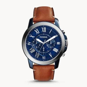 Grant Chronograph Light Brown Leather Watch