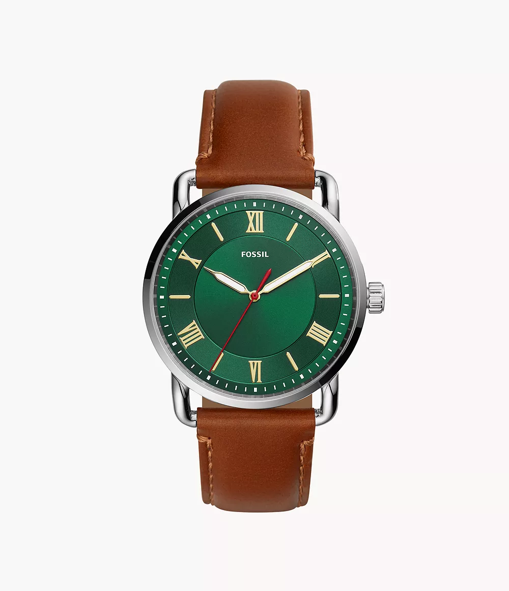Copeland Three-Hand Luggage Leather Watch