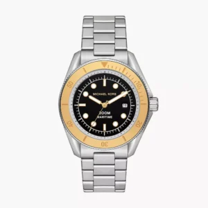 Michael Kors Maritime Three-Hand Date Stainless Steel Watch