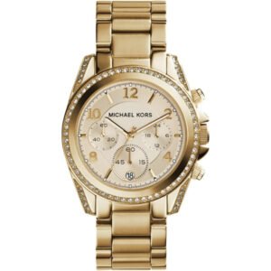 Michael Kors Golden Runway Watch with Glitz MK5166