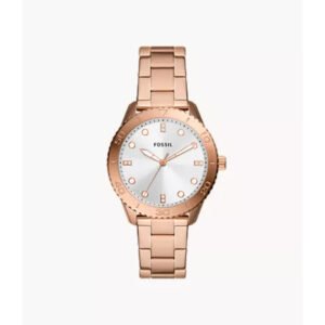 FOSSIL Dayle Three-Hand Rose Gold-Tone
