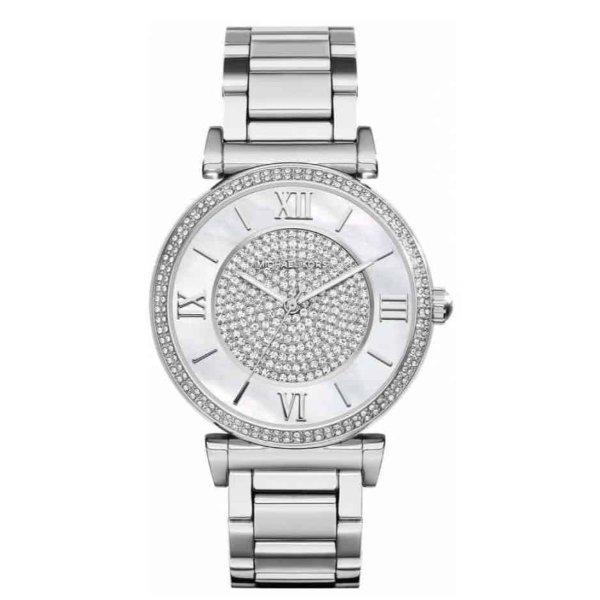 Michael Kors Women's Catlin MK3355 Pave Stainless Steel