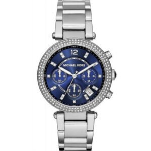 Michael Kors Women’s Quartz Stainless Steel Blue Dial 39mm Watch Mk6117