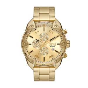 DIESEL Men Gold-Toned Analogue Chronograph Watch DZ4608
