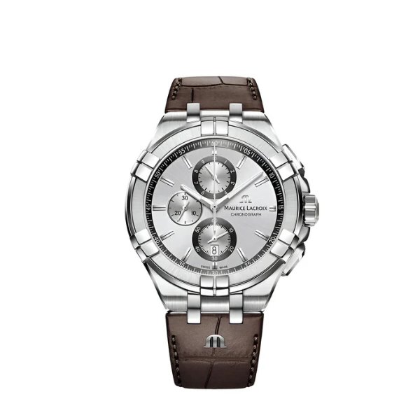 Maurice Lacroix Aikon Chronograph 44 mm Watch for Men-AI1018-SS001-130-1